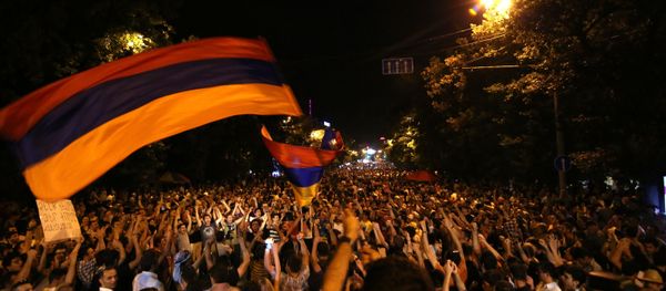 Акция протеста в Ереване Акция протеста в Ереване - Sputnik Армения