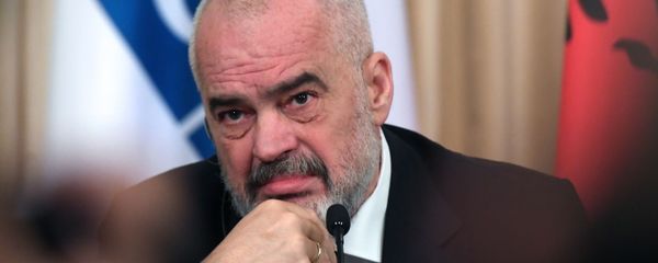 Премьер-министр, министр европейских и иностранных дел Республики Албания, действующий председатель ОБСЕ Эди Рама на пресс-конференции по итогам переговоров с министром иностранных дел России (26 февраля 2020). Москвa - Sputnik Արմենիա