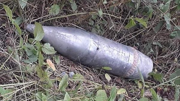 Невзорвавшийся снаряд в Тавуше Невзорвавшийся снаряд в Тавуше - Sputnik Արմենիա
