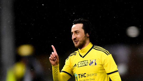 Игрок Ростова Хорен Байрамян в матче 12-го тура чемпионата России по футболу среди клубов Премьер-лиги против ПФК ЦСКА (6 октября 2019). Москвa - Sputnik Армения