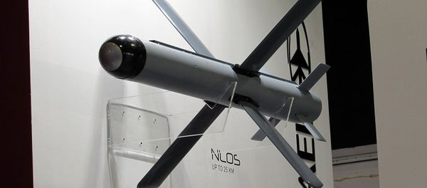 Полномасштабный макет ракеты Spike NLOS, изготовленной израильской компанией Rafael Systems - Sputnik Արմենիա