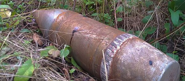 Невзорвавшийся снаряд в Тавуше - Sputnik Армения