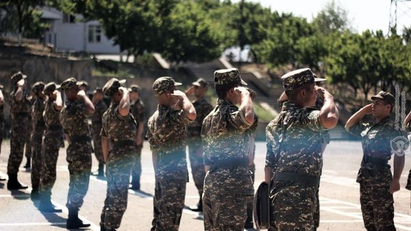 Учения новобранцев строевой подготовке - Sputnik Армения