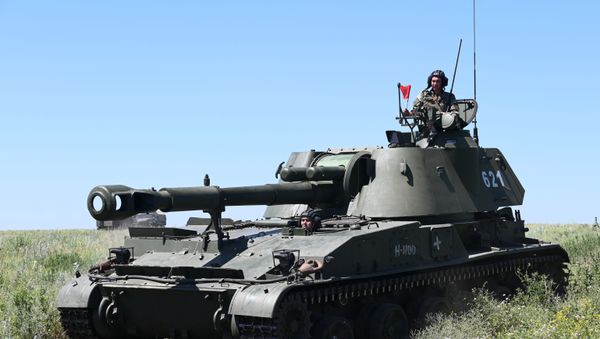 Самоходная артиллерийская установка 2СЗМ Акация Самоходная артиллерийская установка 2СЗМ Акация - Sputnik Армения