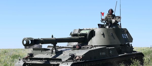 Самоходная артиллерийская установка 2СЗМ Акация Самоходная артиллерийская установка 2СЗМ Акация - Sputnik Армения