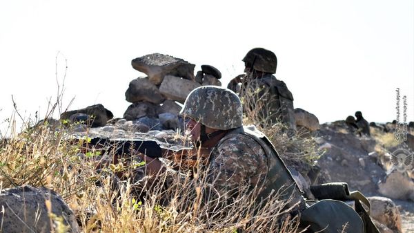Учебные тренировки армянских военнослужащих - Sputnik Արմենիա