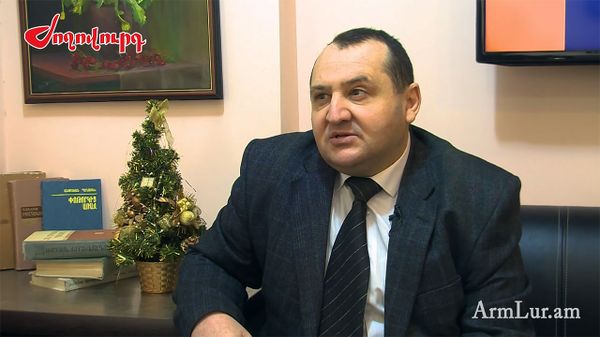 Кадр из интервью генерала СНБ Тиграна Барсегяна агентству Жоговурд - Sputnik Армения