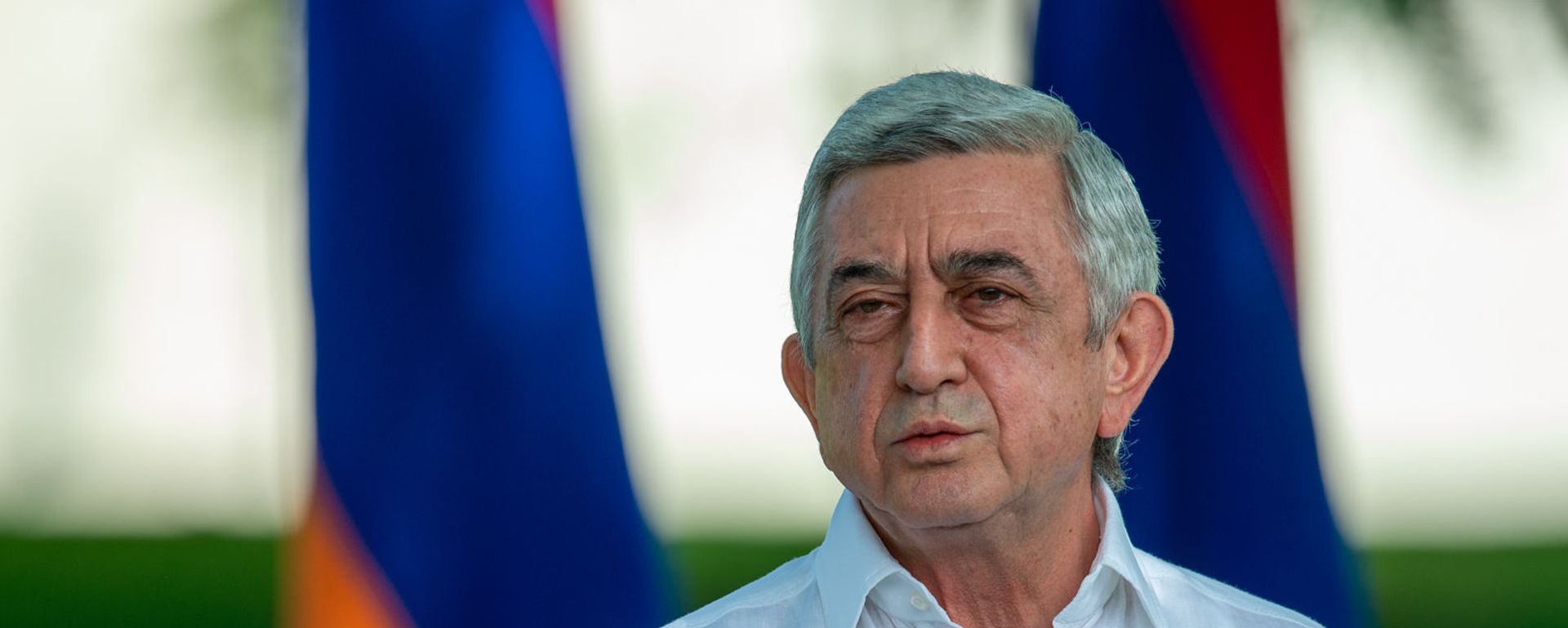 Пресс-конференция третьего президента РА Сержа Саргсяна на тему апрельской войны 2016 года (19 августа 2020). Еревaн - Sputnik Արմենիա, 1920, 12.06.2021