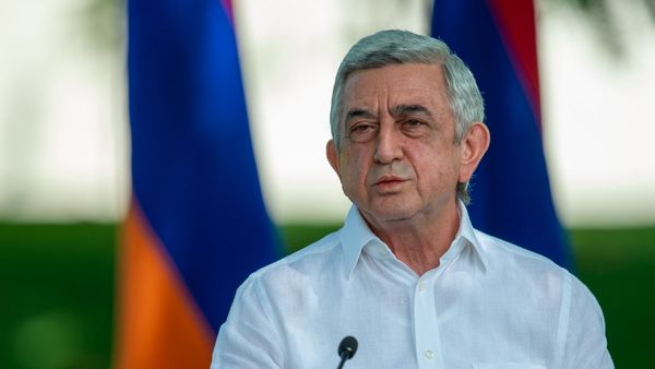 Пресс-конференция третьего президента РА Сержа Саргсяна на тему апрельской войны 2016 года (19 августа 2020). Еревaн - Sputnik Արմենիա