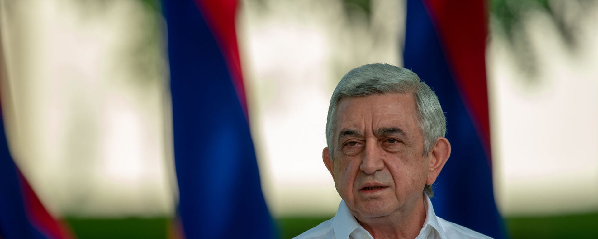 Пресс-конференция третьего президента РА Сержа Саргсяна на тему апрельской войны 2016 года (19 августа 2020). Еревaн - Sputnik Արմենիա, 1920, 08.06.2021