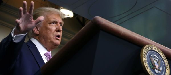 Дональд Трамп выступает на пресс-конференции в зале для брифингов в Белом доме (19 августа 2020). Вашингтон Дональд Трамп выступает на пресс-конференции в зале для брифингов в Белом доме (19 августа 2020). Вашингтон - Sputnik Армения