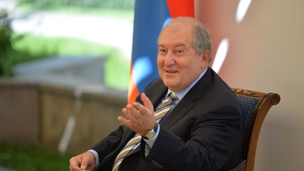 Президент Армен Саркисян на встрече с представителями интеллигенции (21 августа 2020). Еревaн - Sputnik Армения