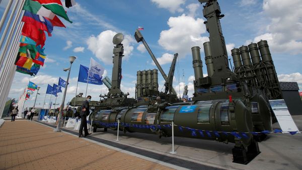 Зенитно-ракетная система Антей-4000 на Международном военно-техническом форуме Армия-2020 в военно-патриотическом парке Патриот - Sputnik Армения