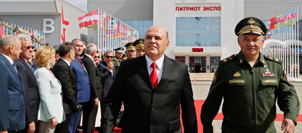 Премьер-министр РФ М. Мишустин принял участие в церемонии открытия форума Армия-2020 и Армейских международных игр АрМИ-2020 - Sputnik Армения