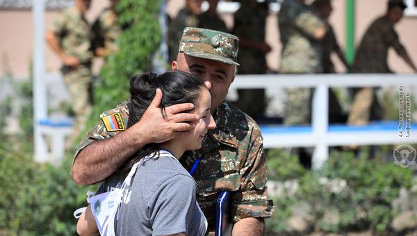 Военное соревнование «Атлет», проводимое в Республике Армения в рамках соревнований «Борец за мир» (31 августа 2020). - Sputnik Армения