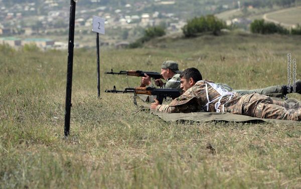 Военное соревнование «Атлет», проводимое в Республике Армения в рамках соревнований «Борец за мир» (31 августа 2020). - Sputnik Армения