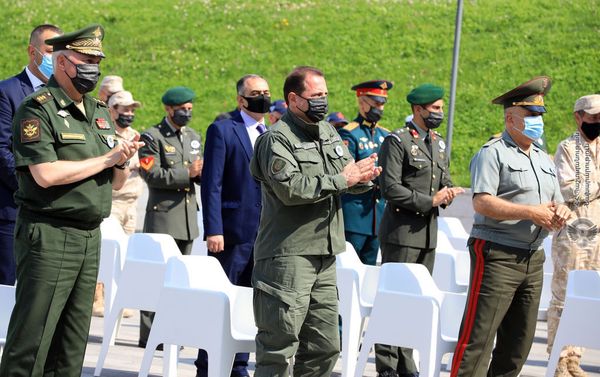 Церемония закрытия международного конкурса Воин мира АРМИ-2020 в Дилижанском военном училище имени Монте Мелконяна (2 сентября 2020). Дилижан - Sputnik Армения