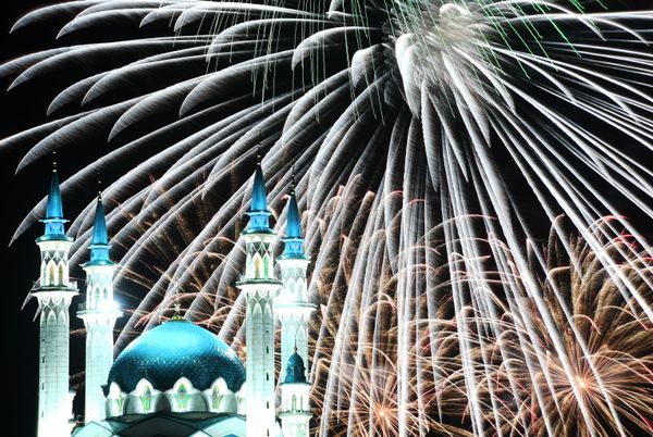 Праздничный салют в честь Дня города в Казани - Sputnik Армения