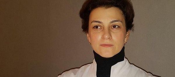 Заведующая педиатрическим отделением Республиканской детской больницы Марина Гегия - Sputnik Армения