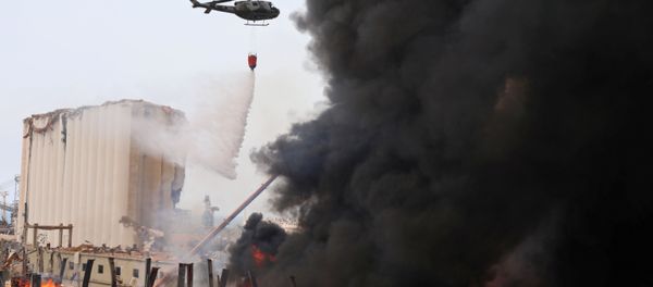 Пожар в порту Бейрута (10 сентября 2020). Ливан - Sputnik Արմենիա