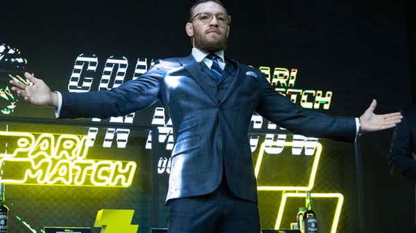 Боец UFC Конор Макгрегор на пресс-конференции (14 октября 2019). Москвa - Sputnik Армения