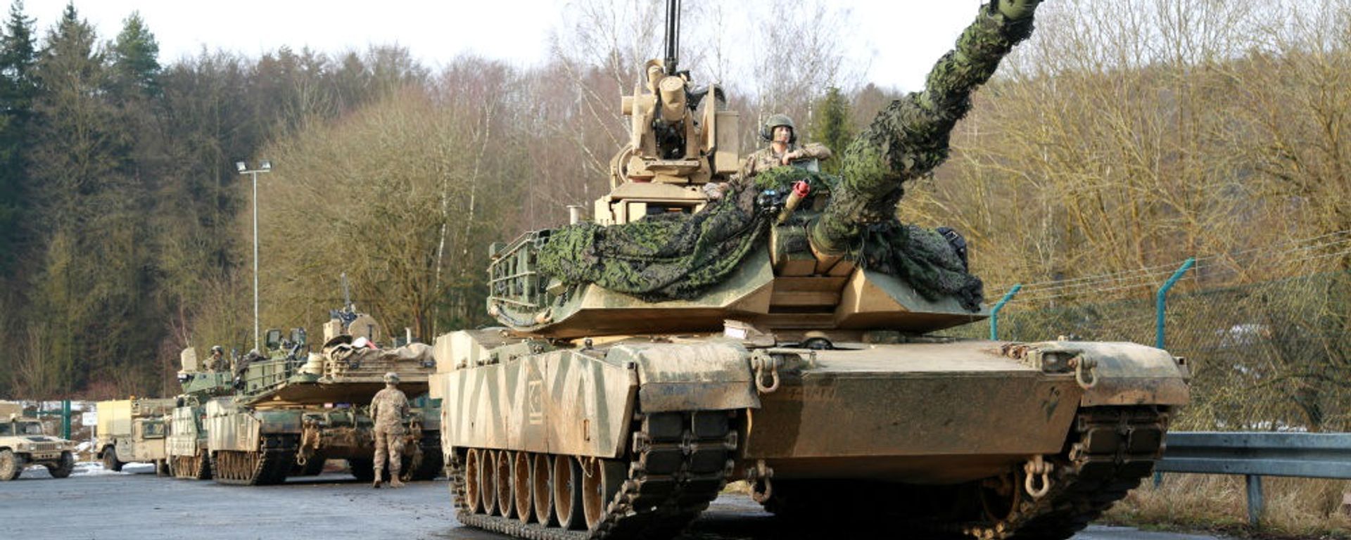 Американский танк M1A1 Abrams Американский танк M1A1 Abrams - Sputnik Արմենիա, 1920, 04.02.2021