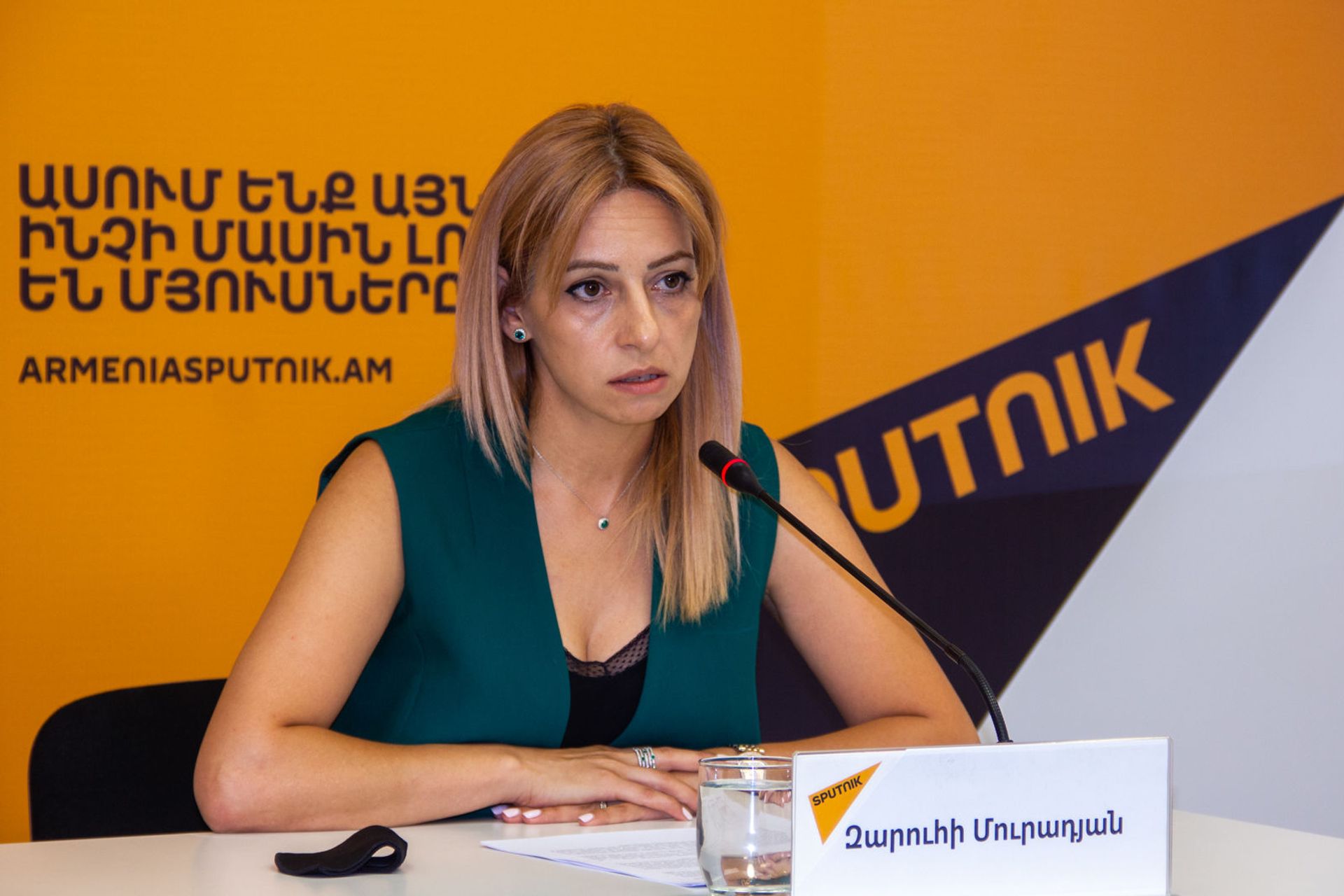 Директор Фонда виноградарства и виноделия Армении Заруи Мурадян на онлайн пресс-конференции: Как решить конфликт интересов между виноделами и фермерами (18 сентября 2020). Еревaн - Sputnik Армения, 1920, 26.04.2023
