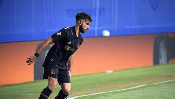 Нападающий Лос-Анджелеса Диего Росси во время футбольного матча MLS против Портленд Тимберс (23 июля 2020). Флорида - Sputnik Армения