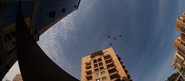 Пролет армянских истребителей в День Независимости (21 сентября 2020). Еревaн - Sputnik Արմենիա