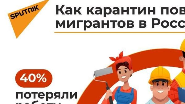 Как карантин повлиял на трудовых мигрантов в России - Sputnik Армения