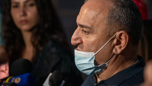 Ситуация у зала суда, где проходило слушание по делу Гагика Царукяна (25 сентября 2020). Еревaн - Sputnik Армения