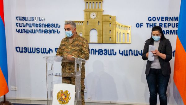 Брифинг с участием Арцруна Ованнисяна (27 сентября 2020). Еревaн Брифинг с участием Арцруна Ованнисяна (27 сентября 2020). Еревaн - Sputnik Արմենիա