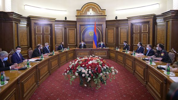 Заседание Совета безопасности Армении (27 сентября 2020). Еревaн Заседание Совета безопасности Армении (27 сентября 2020). Еревaн - Sputnik Արմենիա