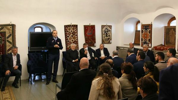 Координационная встреча при участии посольства, Российской и Ново-Нахичеванской епархии ААЦ, Союза армян России и других армянских общинных организаций (28 сентября 2020). Москва Координационная встреча при участии посольства, Российской и Ново-Нахичеванской епархии ААЦ, Союза армян России и других армянских общинных организаций (28 сентября 2020). Москва - Sputnik Արմենիա