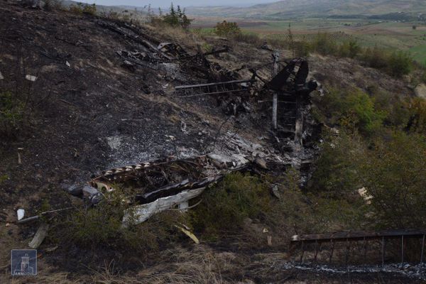 Опубликованы фото сбитого в Спитакашене азербайджанского беспилотника - Sputnik Армения
