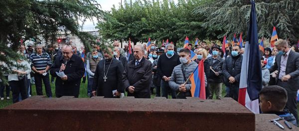 Акция в поддержку Армении и Карабаха во Франции Акция в поддержку Армении и Карабаха во Франции - Sputnik Արմենիա