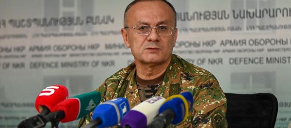 Брифинг Сейрана Оганяна (1 октября 2020). Степанакерт - Sputnik Արմենիա
