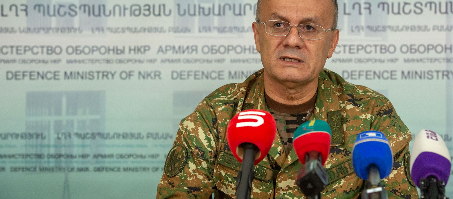 Брифинг Сейрана Оганяна (1 октября 2020). Степанакерт Брифинг Сейрана Оганяна (1 октября 2020). Степанакерт - Sputnik Армения, 1920, 11.11.2020