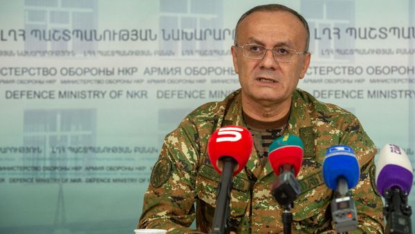 Брифинг Сейрана Оганяна (1 октября 2020). Степанакерт - Sputnik Армения