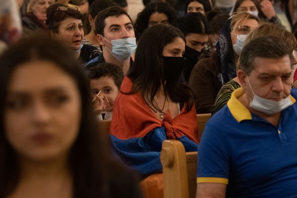 Общенациональная молитва прошла во всех армянских храмах․ Церковь Сурб Григор Лусаворич (3 октября 2020). Еревaн - Sputnik Армения
