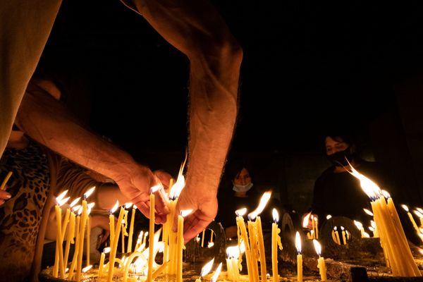 Общенациональная молитва прошла во всех армянских храмах․ Церковь Сурб Григор Лусаворич (3 октября 2020). Еревaн - Sputnik Армения