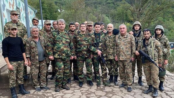 Президент Карабаха Араик Арутюнян опубликовал фотографии с передовой - Sputnik Армения