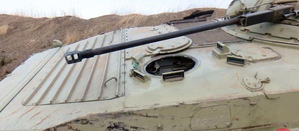 Армия обороны Карабаха опубликовала фотографии изъятого вооружения азербайджанской армии Армия обороны Карабаха опубликовала фотографии изъятого вооружения азербайджанской армии - Sputnik Армения