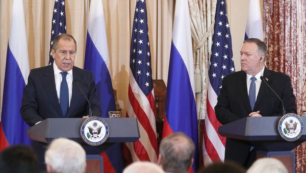 Встреча главы МИД РФ С. Лаврова и госсекретаря США М. Помпео  - Sputnik Армения