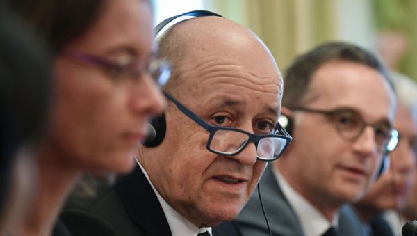 Брифинг глав МИД Германии и Франции в Киеве - Sputnik Армения