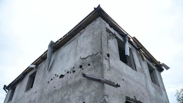 Последствия ночного обстрела (8 октября 2020). Степанакерт Последствия ночного обстрела (8 октября 2020). Степанакерт - Sputnik Արմենիա