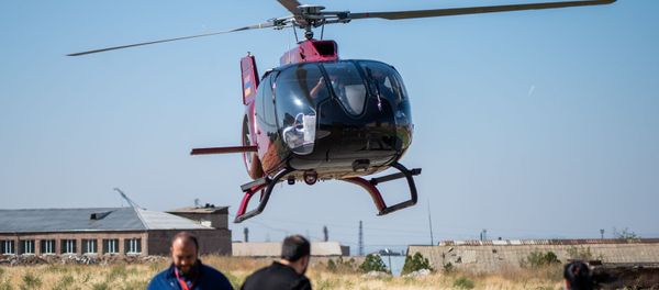 Военный обозреватель Юрий Котенок доставлен в медцентр Эребуни (9 октября 2020). Еревaн - Sputnik Արմենիա