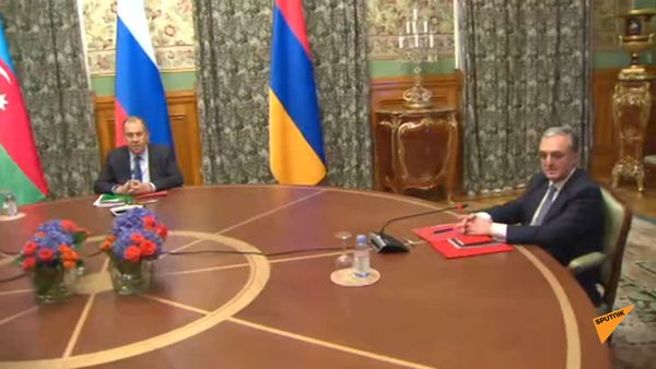 Встреча Лаврова, Мнацаканяна и Байрамова в мосве - Sputnik Արմենիա