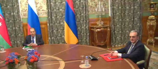 Встреча Лаврова, Мнацаканяна и Байрамова в мосве - Sputnik Արմենիա