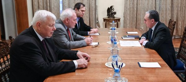 Министр иностранных дел Армении Зограб Мнацаканян встретился с сопредседателями Минской группы ОБСЕ и личным представителем действующего председателя ОБСЕ (13 октября 2020). Москва Министр иностранных дел Армении Зограб Мнацаканян встретился с сопредседателями Минской группы ОБСЕ и личным представителем действующего председателя ОБСЕ (13 октября 2020). Москва - Sputnik Армения